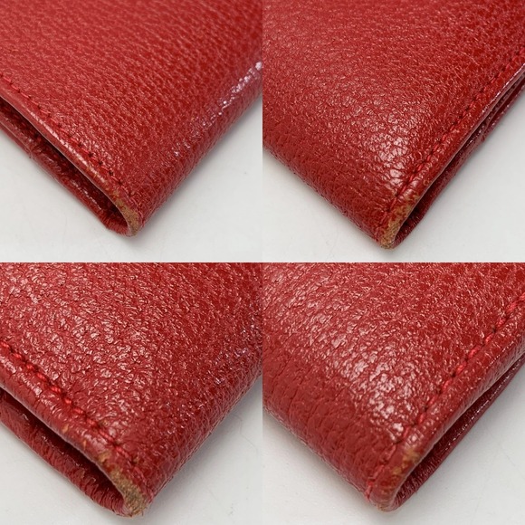 Gucci W hook Red Long Wallet C - Picture 6 of 7